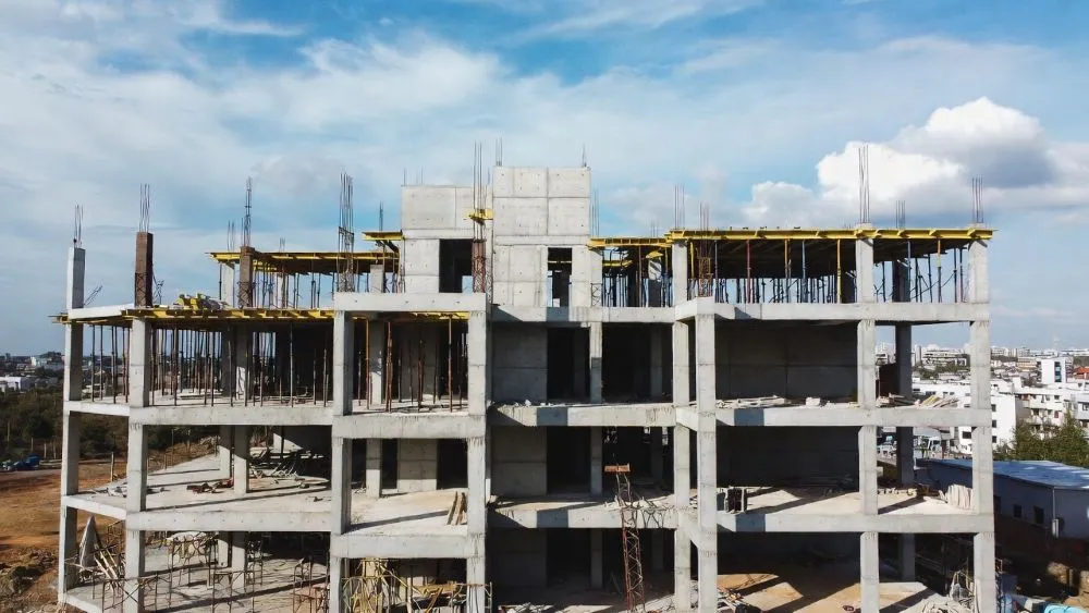 اسکلت بتنی (Concrete Frame Construction)